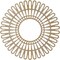 Ekena Millwork Cornelius Wood Fretwork Pierced Ceiling Medallion, Birch, 32"OD x 11 7/8"ID x 1/4"T CMWP32X0250CRBI - alternate 3